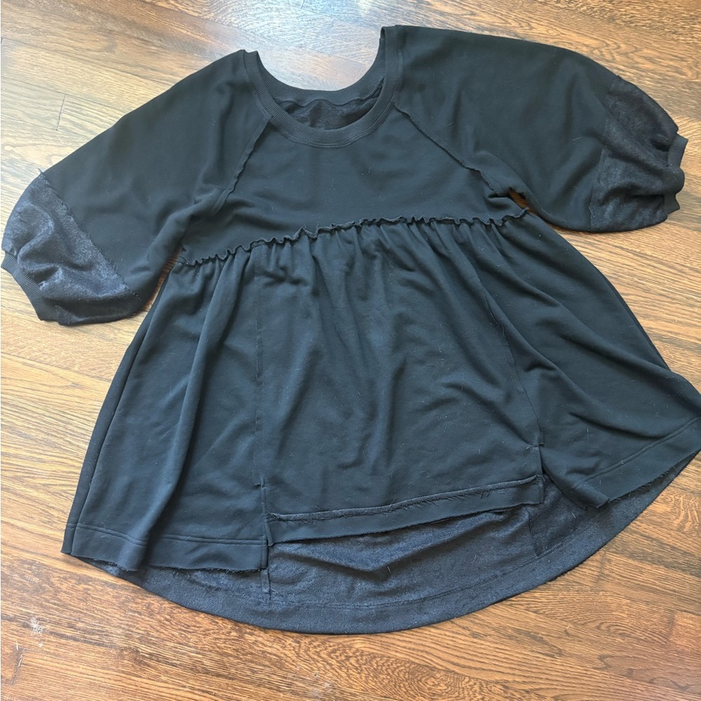 Amazon black dress with oversized sleeves